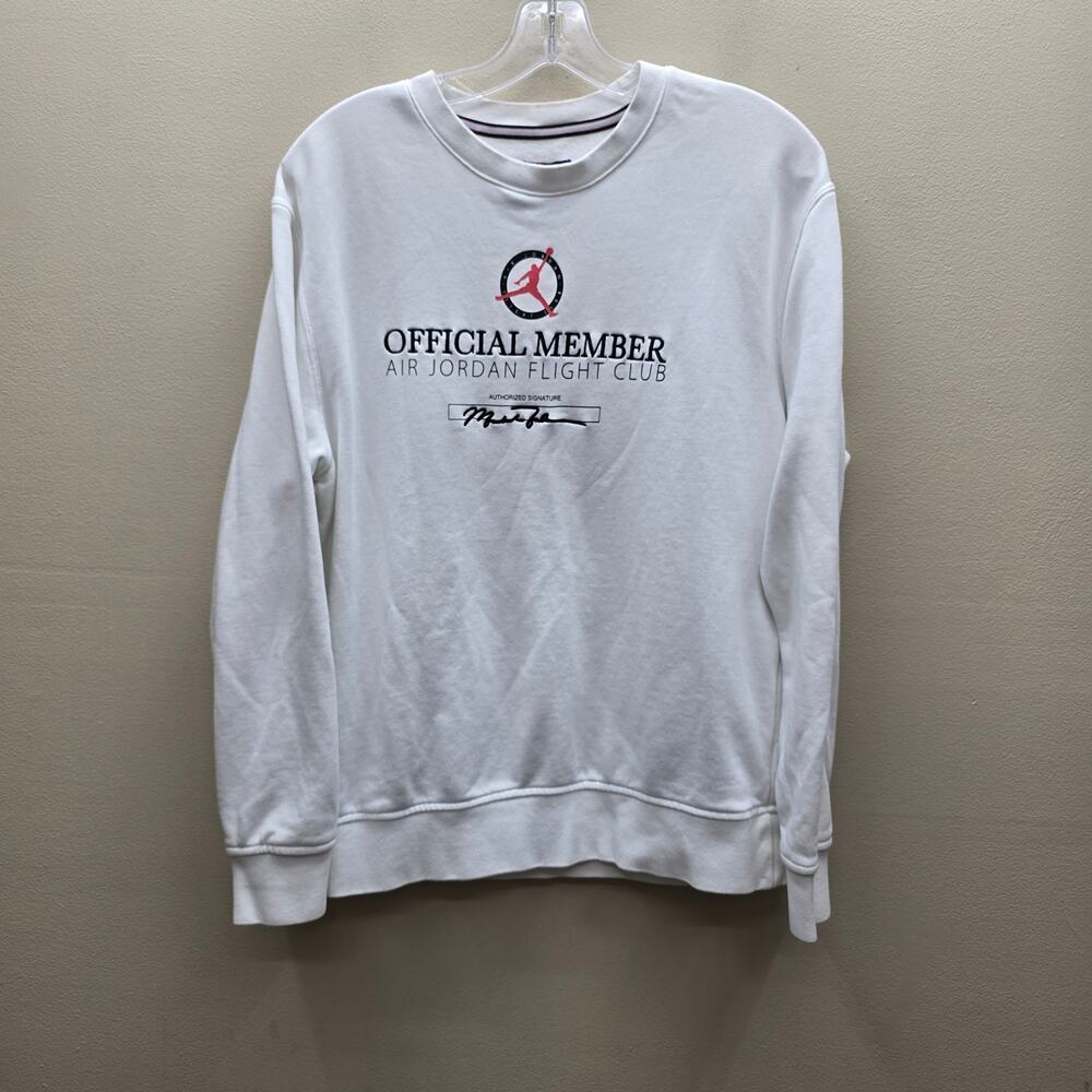 Air Jordan Flight Club Crewneck Sweatshirt Men's Size Small Official Member